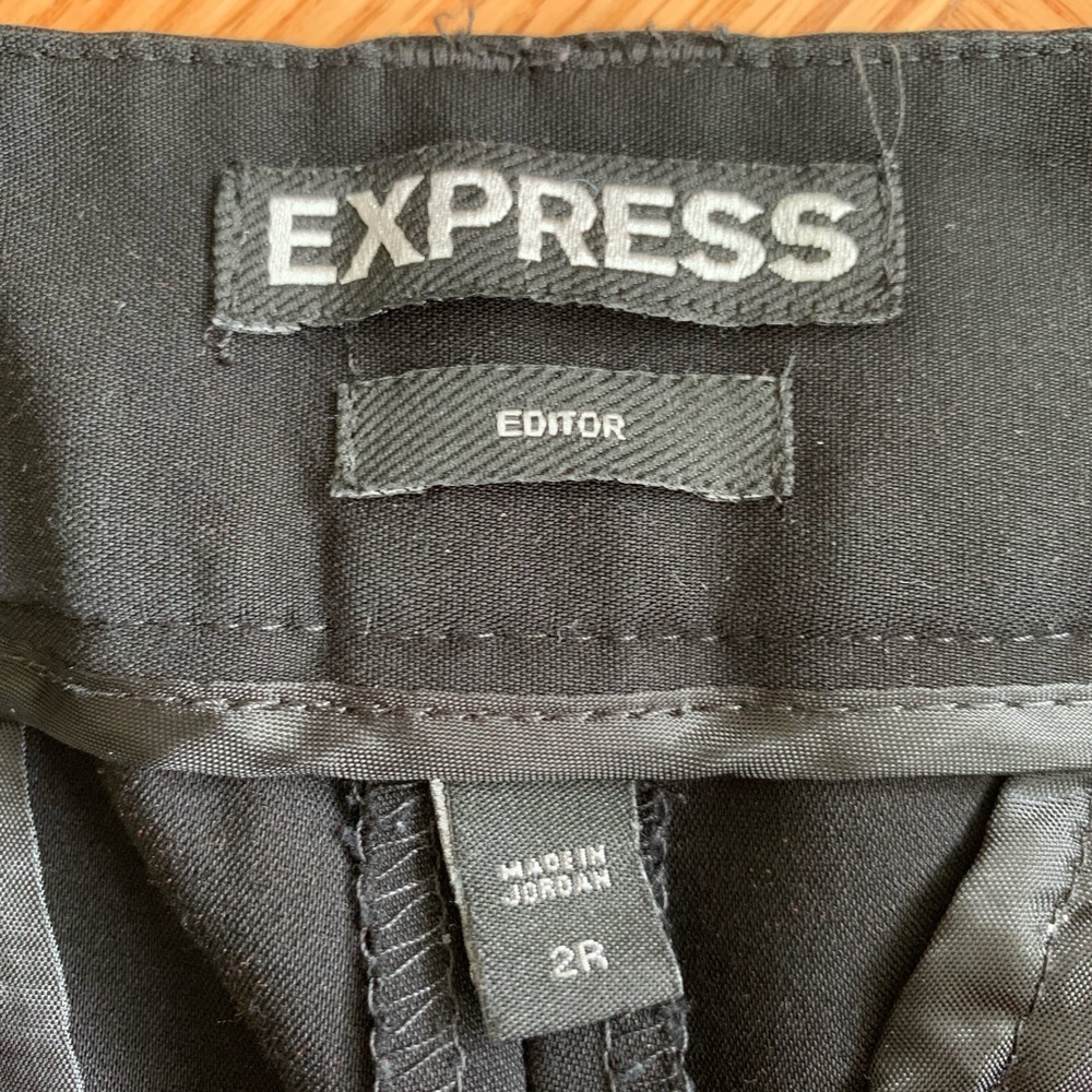Express Editor Cropped Cuff Pants - image 3